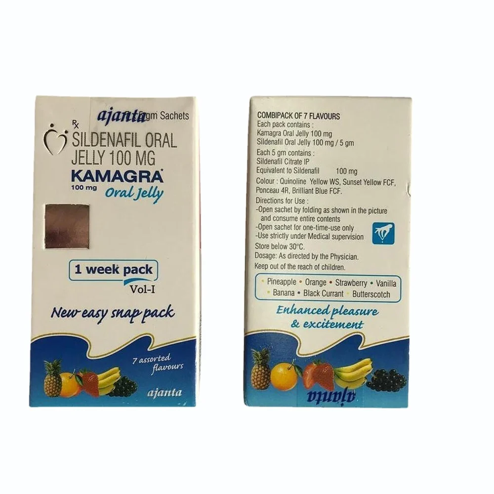 100mg Kamagra Sildenafil Oral Jelly